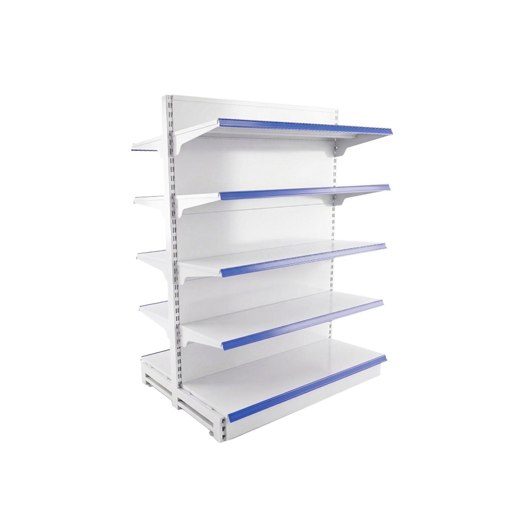 Piramide Central De 6 Niveles Para Supermercado- Medida 1200X850X2000MM (1PISOX40CM 5PISOSX35CM) Color Blanco 100000899F