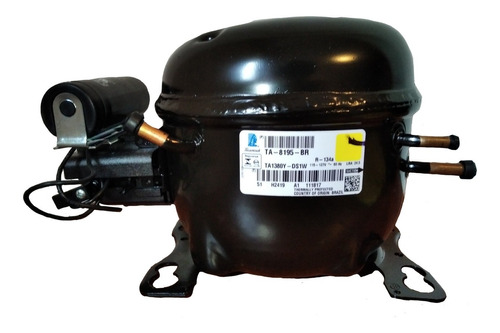Compresor Tecumseh domestico 1/4 HP baja 820 BTU R-134a
