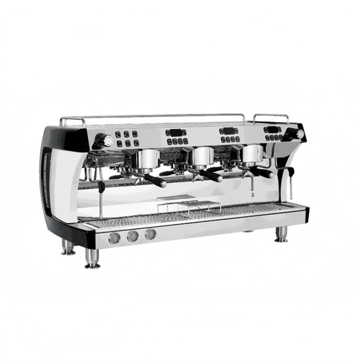 Máquina de café espresso comercial negra de 7.500 W