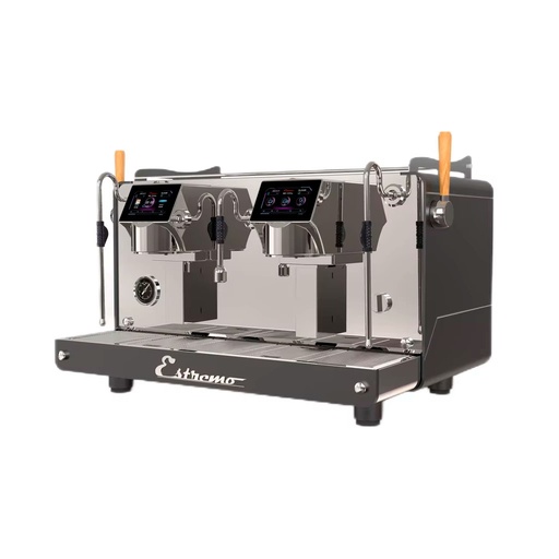 Máquina de café espresso comercial negra táctil de 3.000 W