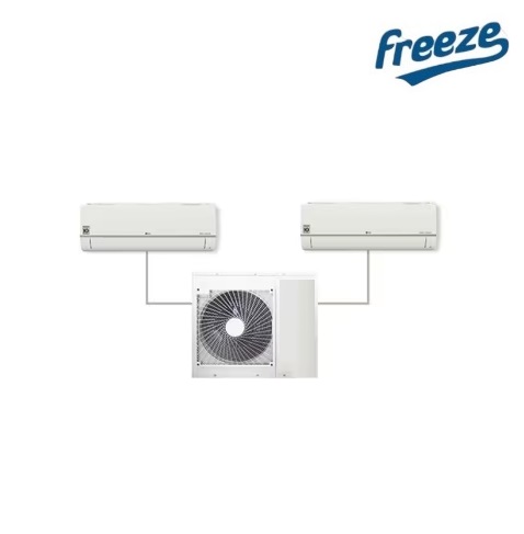 [100000086F] A.A. Tipo Multi Split 24K BTU 220V/1PH/60HZ R32 Marca Freeze, 2 X FRMS12KBTUIWM (Indoor) + 1 X FRMS24KBTU2X12K (Outdoor)