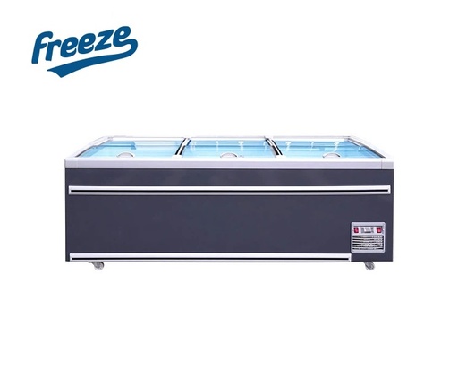 [100000047F] Congelador Exhibidor Horizontal Tipo Isla Plus De 2M Dual, 110V/60HZ, Dual -22°C~8°C Marca Freeze FR-2185
