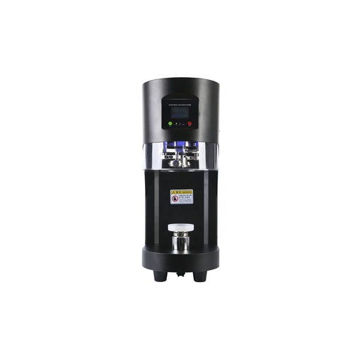 [IE08A086V1H] Maquina Automatica Selladora Electrica De Latas Negra Panel Tactil, Rotativa, 110V/60HZ Marca Freeze