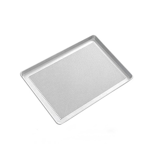 Bandeja De Aluminio Perforada Para Hornear Alimentos, Medidas: 39.5X29.5X1.1CM