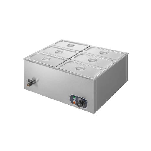 Baño Maria Electrico De 6 Bandejas Sobremesa, Capacidad: 30L, Potencia: 1.500W, Marca Freeze WK07W12500H