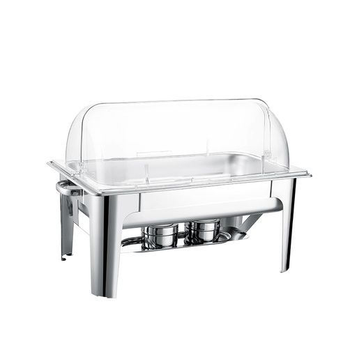 [WK15A05100H] Calentador De Alimentos (Chafing Dish) Transparente, Para Buffet, Capacidad: 9L, Marca Freeze