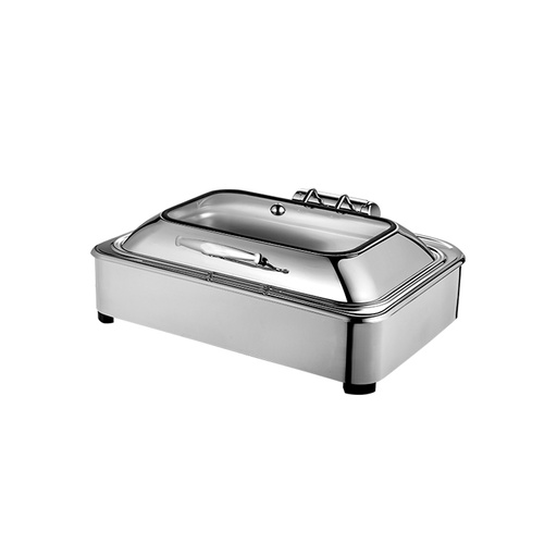 Calentador De Comida Electrico Tipo Buffet De Acero Inoxidable, Capacidad: 9L, 110V/60HZ, Marca Freeze