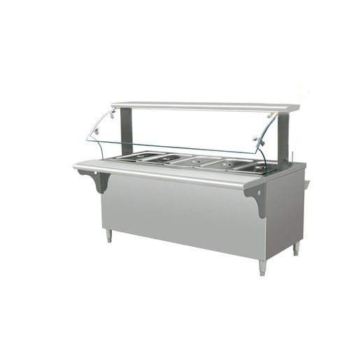[WK15A078M1H] Carro Baño Maria,Calentador De Alimentos/Electrico/Acero INOXIDABLE,110V/60HZ,5 BANDEJAS,180X80X130CM, Mant.Temp 2-3HRS