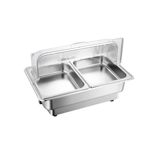 Chafing dish de acero inoxidable de comida eléctrico