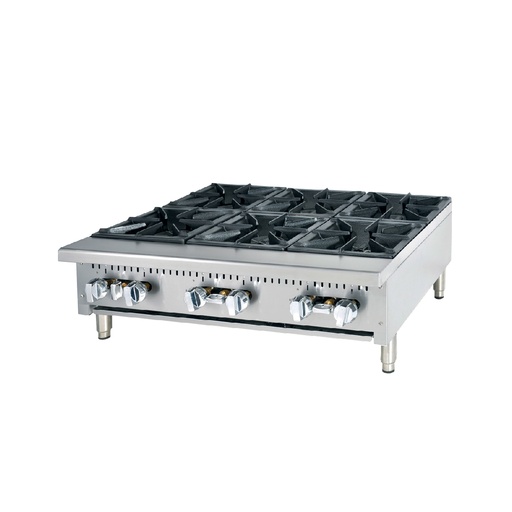 Cocina De Mesa Industrial De Acero Inoxidable De 6 Hornillas, Tamaño: 91*70*33CM, Marca Freeze WK06A03800H