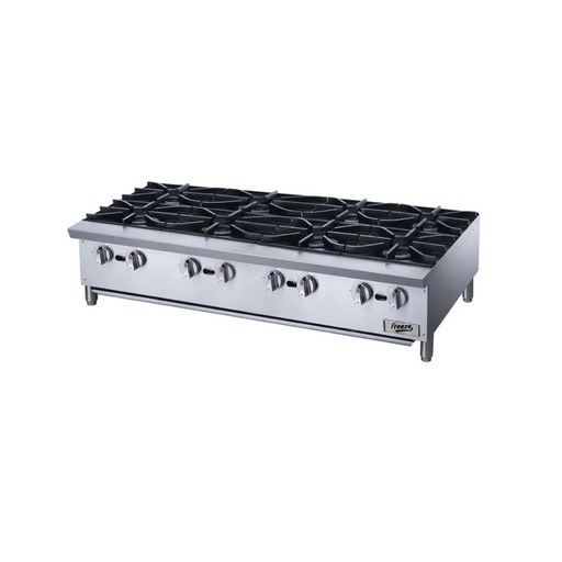 Cocina De Mesa Industrial De Acero Inoxidable, 8 Hornillas, FR-CAI8H Marca Freeze 100000316F