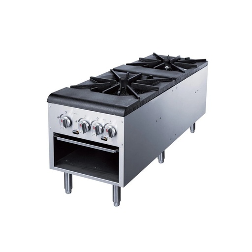 Cocina industrial de acero inoxidable