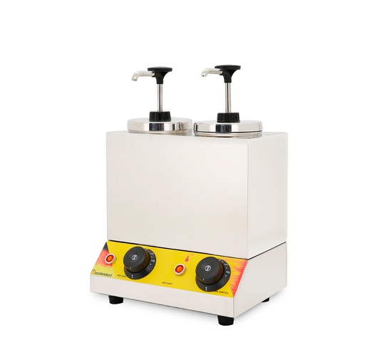 [WK07W14000H] Dispensador/Calentador De Salsas/Queso Electrico 110V/60HZ, Doble Cabezal De 2LX2, Marca Freeze