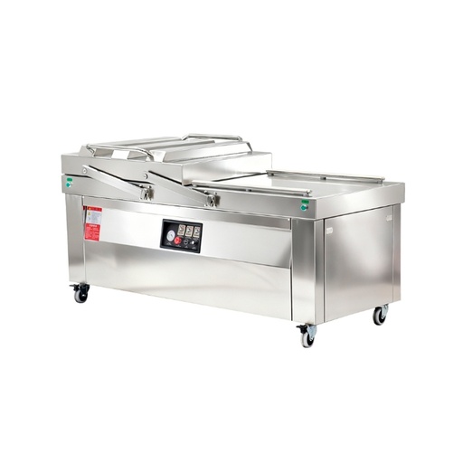 Empacadora Al Vacio De Acero Inoxidable, Doble Camara Modelo: 800/2SA, Longitud De Sellado 80CM 220V/3PH/60HZ Freeze PA15H12400H