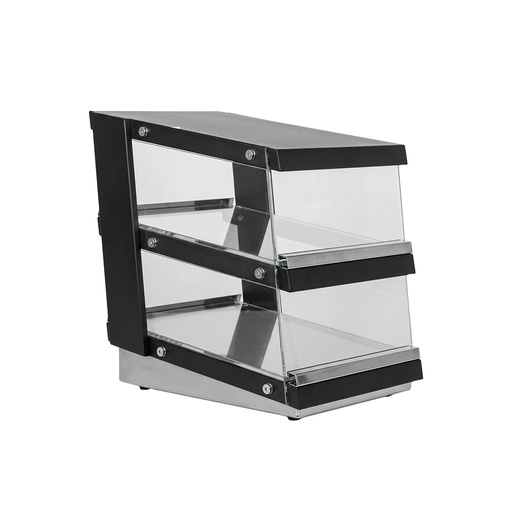 Exhibidor/Expositor/Vitrina De Sobremesa Caliente De 2 Repisas, 110V/60HZ, Medida: 60CM,TEMP:30-90°C, FR-VC60CM2P Freeze 1000000659F