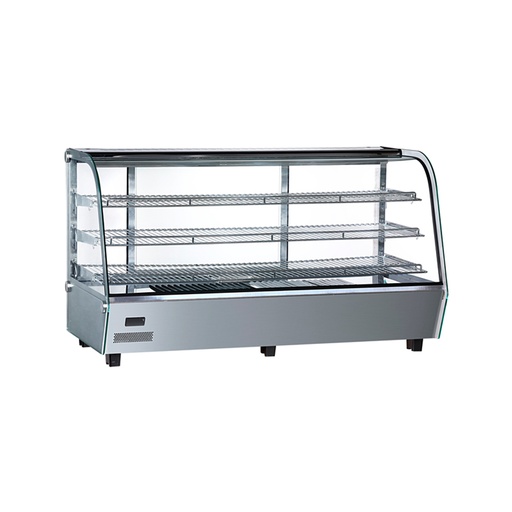 Exhibidor/Expositor/Vitrina De Sobremesa Caliente De Acero CUADRADO,110V/60HZ,130CM,TEMP:30-90°C, FR-VERC130CM Freeze 1000000612F
