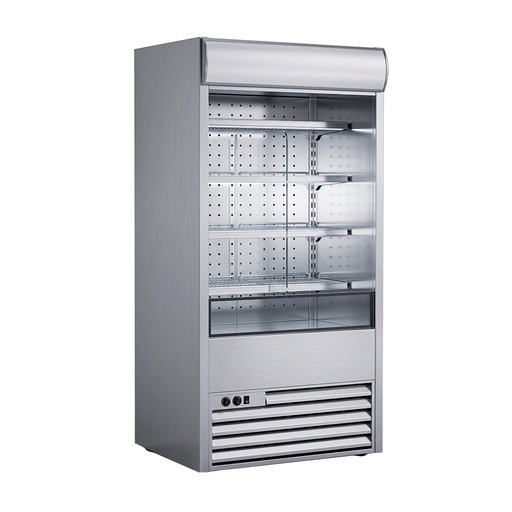 [1000000591F] Expositor Autoservicio/Multideck Gris De Acero INOXIDABLE,220V/60HZ Con Luz LED,MEDIDAS:77*77*208CM,FR-MDAUAS77CM Freeze