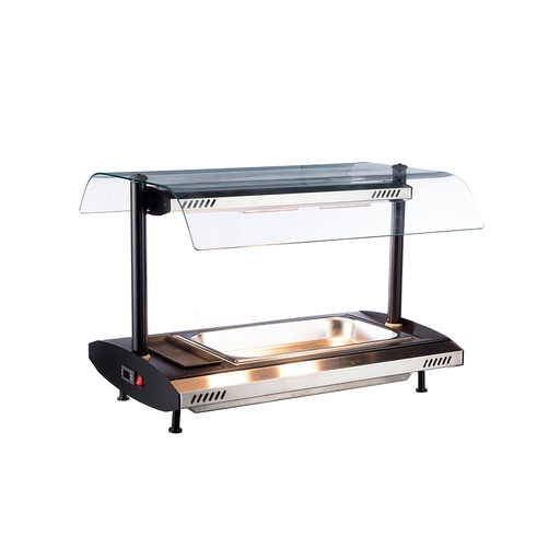 [1000000678F] Expositor/Exhibidor Termico Caliente De Comida Rapida, De Sobremesa, Temp: 30-90°C, 110V/60HZ, 90CM, FR-CC90CM, Freeze