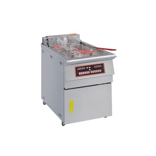 Freidora industrial eléctrica de 2 cestas