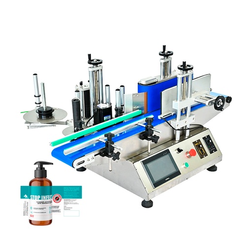 Máquina etiquetadora automática de botellas para la industria del embalaje