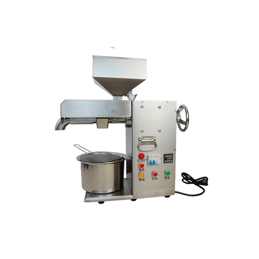Maquina Extractora De Aceite De Cocoy Semillas Industrial, Capacidad: 20-25KH/H, Potencia: 3.000W, 220V/60HZ, FREEZE