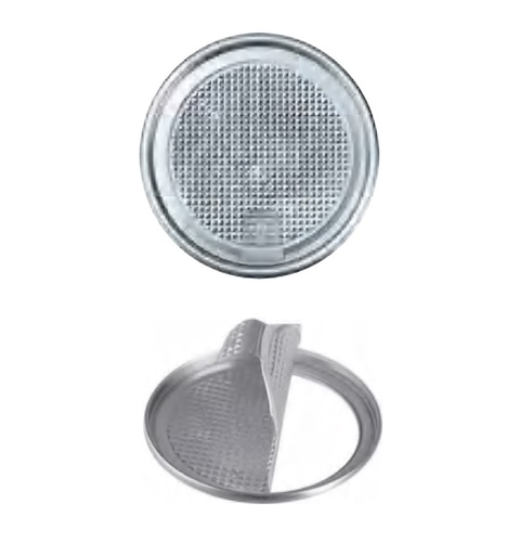 [PA15M018GZH] Tapa Sellable Abre Facil Para Lata Transparente Modelo: G2 ( Paquete De 100 Pzas) Marca Freeze
