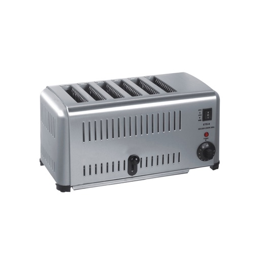 [WK03A06506H] Tostadora De Pan Electrica Industrial Para Restaurantes Y Hoteles De 6 Rebanadas, 110V/60HZ