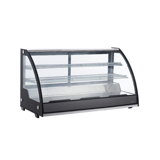 [100000537F] Vitrina Refrig/Exhibidor Curvo De Tortas Frias De Sobremesa, FR-VEFR130CM,130X60X70CM, 110V/60HZ, Temp: 0 ~ 12°C Freeze