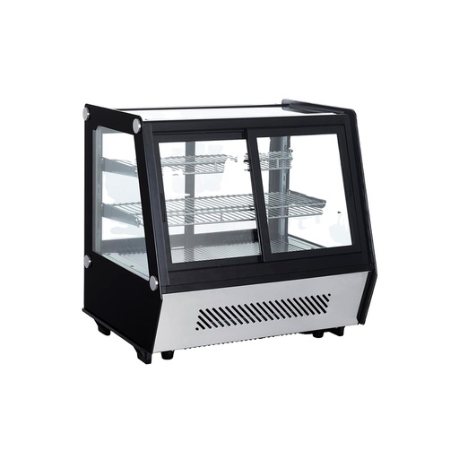 Vitrina refrigerada cuadrado de tortas frias de sobremesa