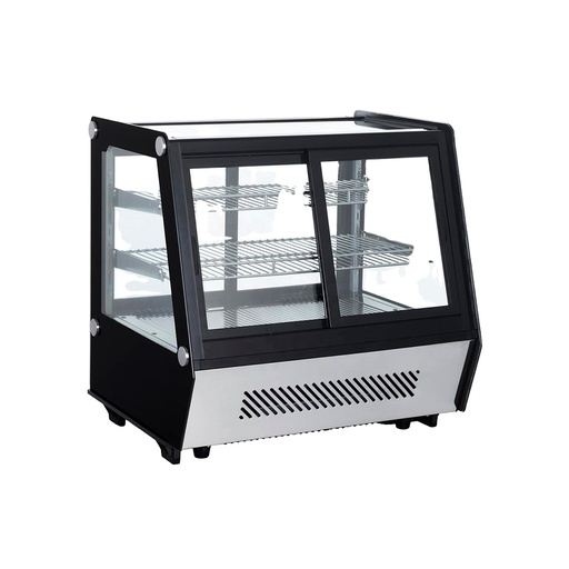 [100000534F] Vitrina Refrigerada/Exhibidor Cuadrado De Tortas FRIAS/SOBREMESA,FR-VEF130CM,130X57X70CM,110V/60HZ,TEMP:0 ~ 12°C Freeze