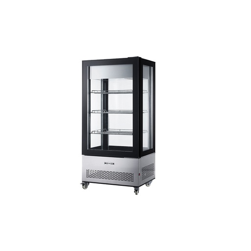 Vitrina vertical refrigerado de acero