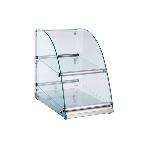 Vitrina de vidrio templado curvo