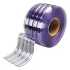 Cortina plástica para cava acanalada refrozada 8"x0.080"x150" -50°C+50°C 45 m