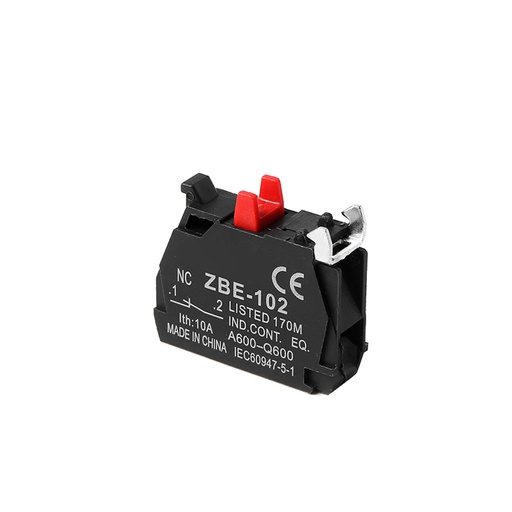 Bloque De Contacto Nc, Para Pulsadores XA2 O XB2. Similar HE21A11101H