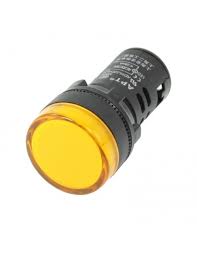 [WH01A189YEL] Luz Lampara Piloto LED Para Tableros 110V (Amarillo)