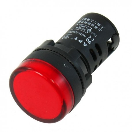 Luz Lampara Piloto LED Para Tableros 110V (Rojo) WH01A189REL