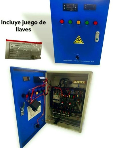 [RF26A03215H] Tablero (Caja De Control D Temperatura Electrica Completa Congelacion Y Conservacion) Para Cavacuarto 15HP 220V/60HZ/3PH