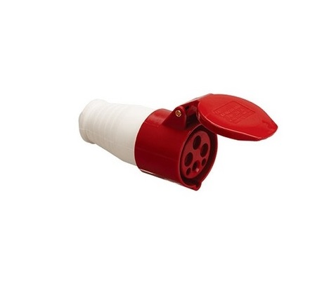Tomacorriente Aerea Industrial Hembra Secon 3P+E,32A,380-450V,IP44, WH-224 HE02B03832H
