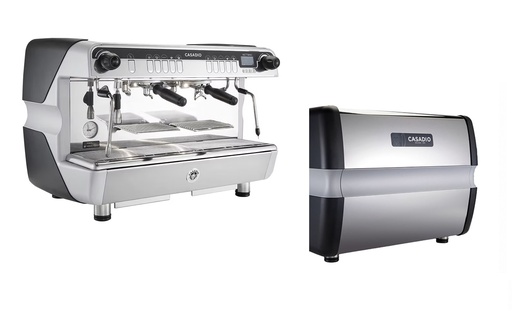 Maquina De Cafe Italiana Original Marca Casadio Nettuno A2 De Dos Grupos 220V/60HZ