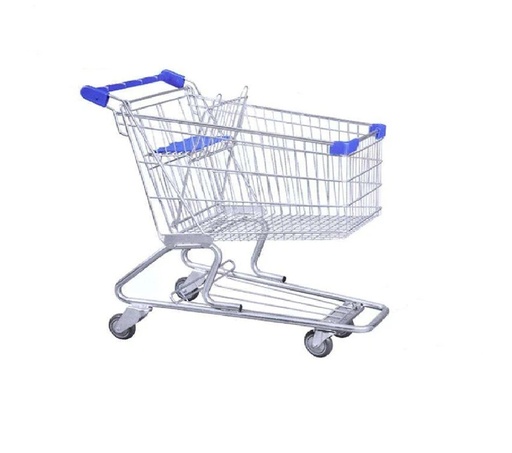 Carro de supermercado de 120 litros color azul 890*550*1001mm
