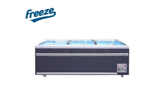Congelador exhibidor horizontal tipo isla plus de 2,5 m dual