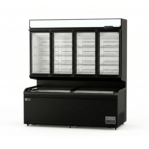 [100000404F] Congelador Exhibidor Vertical/Horizonal (Premium), TEMP:-18°C~-22°C, 220V/60HZ, 4 Puertas, 211X109X238CM, FR-EASMD4P2.1M