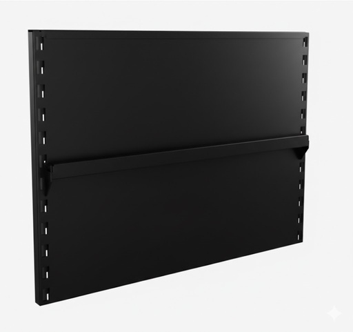Soporte Barra De Estante Para Colgar Dispensador De Maniceria Y Cereales Para Supermercado Medida 1200MM, Color Negro 100000429F