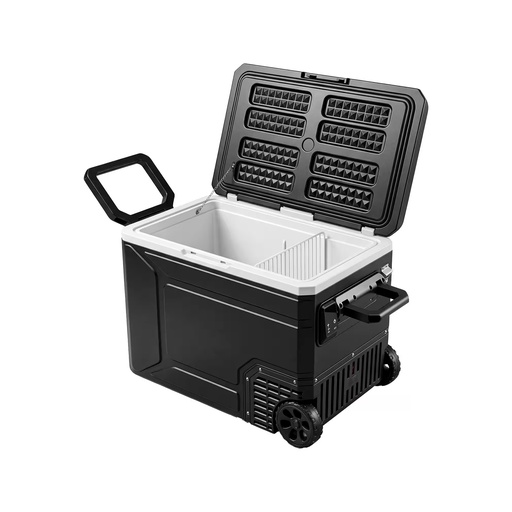 Cava Refrigerada Electrica Inteligente Negra Para Camping De 65L, DC12/24V,110/220V, FR-CR65L Marca Freeze 100000788F